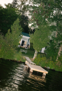 cottage with lake