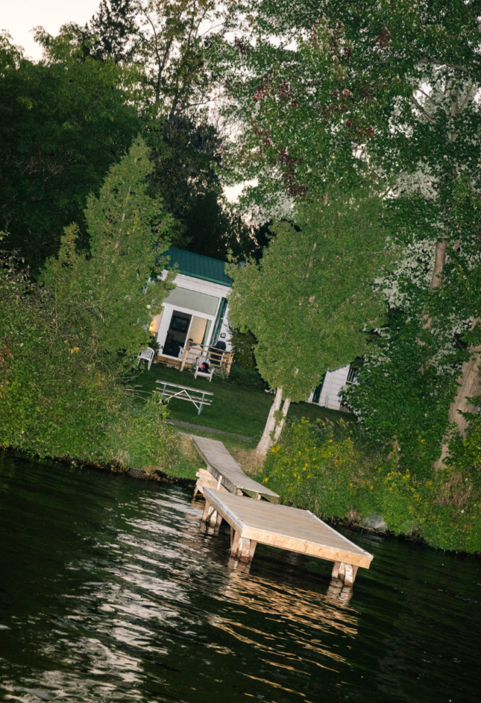 cottage with lake