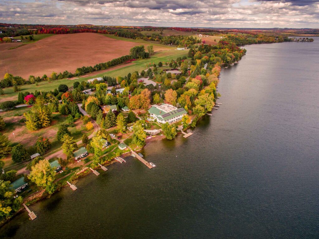 ER Aerial View Fall of Elmhirst resort