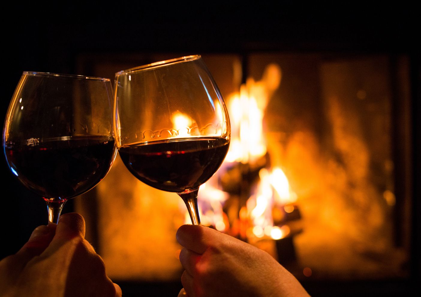 Card Pop Up Image 1404x990 Cozy by the fire dinner