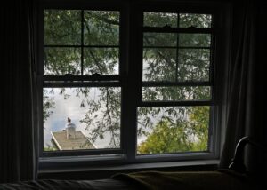 work away from home at a cottage