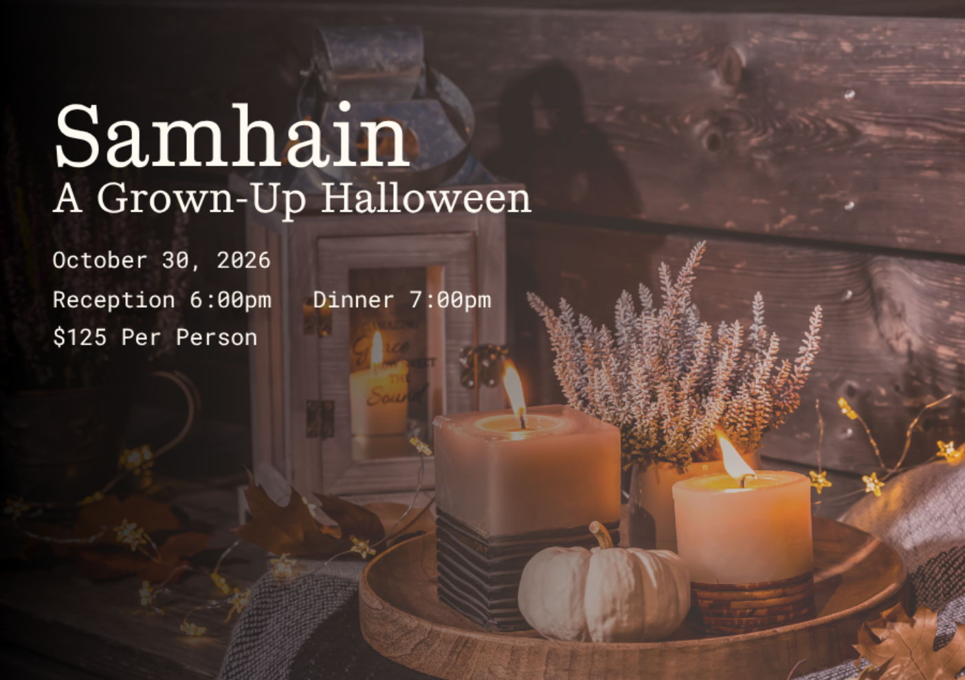Samhain dinner, an nsws event